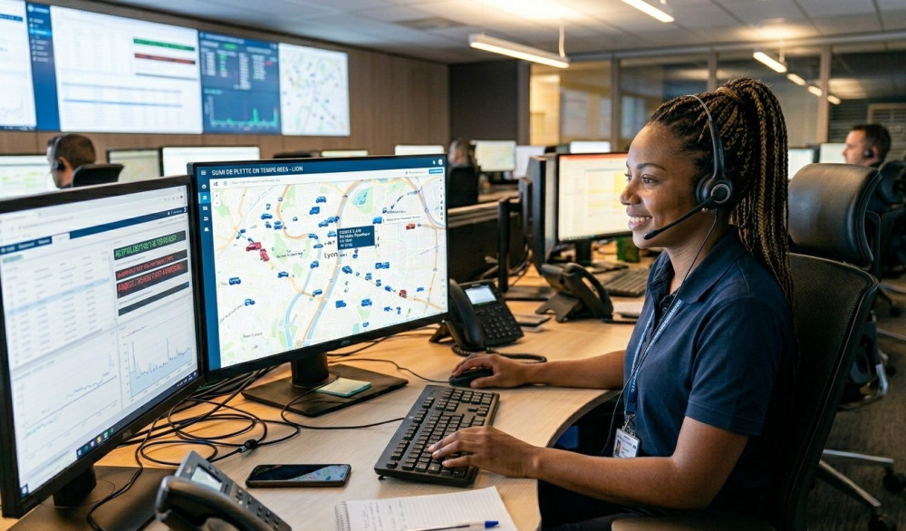 Interface de distribution intelligente des courses de taxis